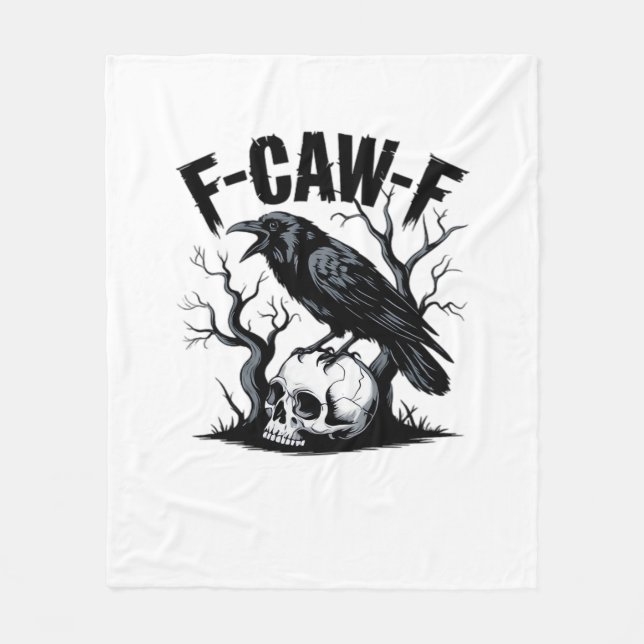F Caw F Essential Minimal Clean Design Fleecedecke (Vorderseite)