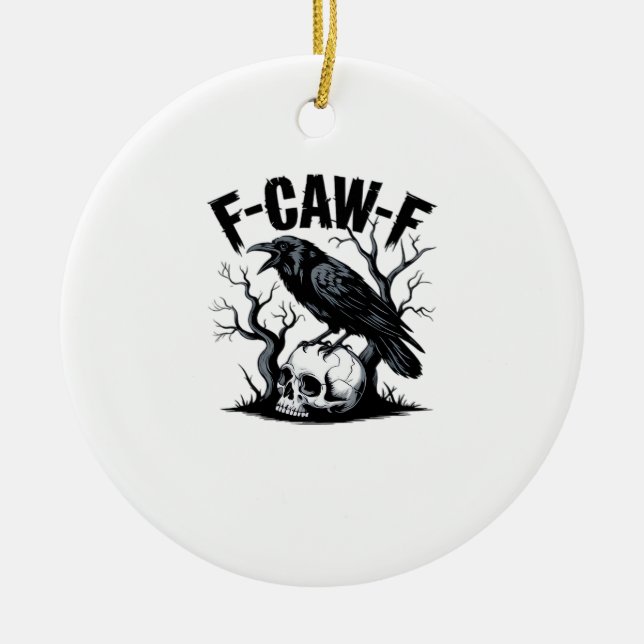 F Caw F Essential Minimal Clean Design Keramik Ornament (Vorne)