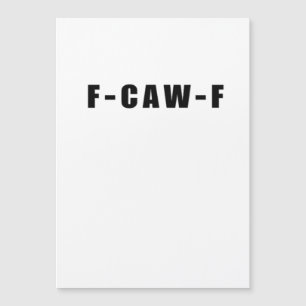 F-Caw-F Essential Simple Clean Magnetkarte