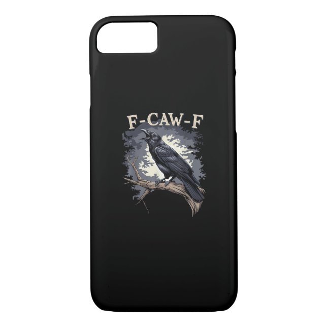F Caw F Funny Bird Crow Creative Casual Design Case-Mate iPhone Hülle (Rückseite)