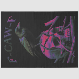 F-Caw-F Funny Black Crow Bird Seidenpapier