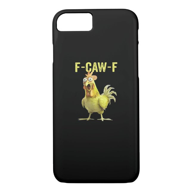 F Caw F Funny Chicken Classic Creative Casual Case-Mate iPhone Hülle (Rückseite)