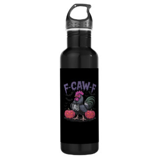 F Caw F Funny Chicken Classic Simple Clean Style Edelstahlflasche