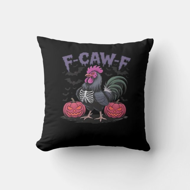 F Caw F Funny Chicken Classic Simple Clean Style Kissen (Vorderseite)
