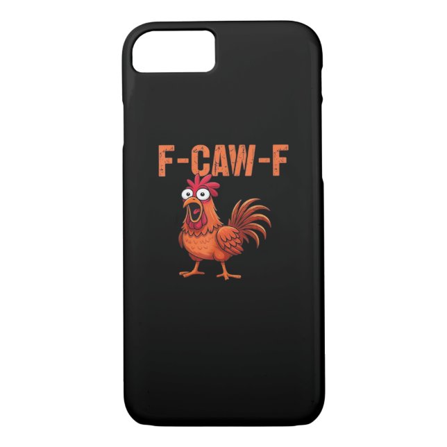 F Caw F Funny Chicken Classic Trendy Modern Style Case-Mate iPhone Hülle (Rückseite)