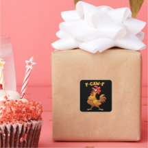 F-Caw-F Funny Chicken Quote Sarcastic Rooster 