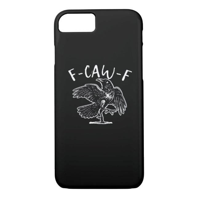 F Caw F Funny Design  Case-Mate iPhone Hülle (Rückseite)