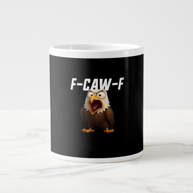 F-Caw-F Funny F-Caw-F Gear Jumbo-Tasse (Vorderseite)