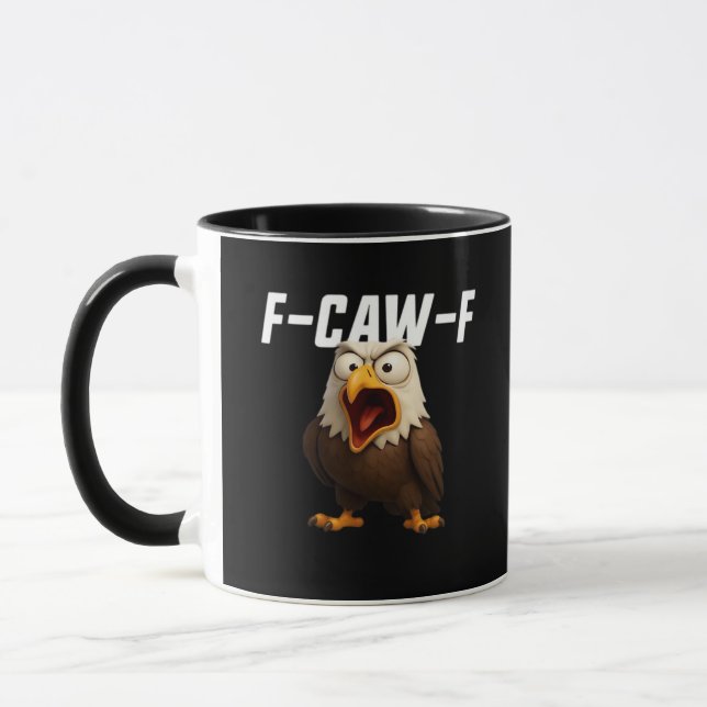 F-Caw-F Funny F-Caw-F Gear Retro Classic Tasse (Links)