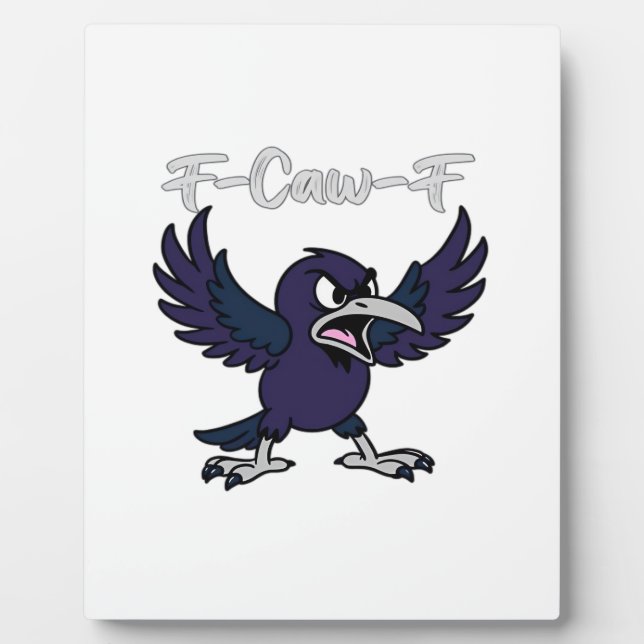 F-Caw-F Funny Fotoplatte (Vorderseite)