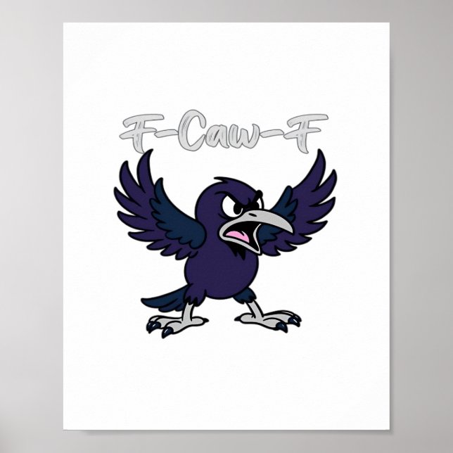 F-Caw-F Funny Poster (Vorne)