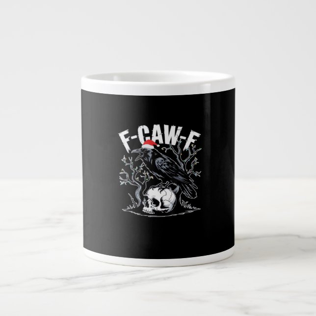 F-Caw-F Funny Trendy Jumbo-Tasse (Vorderseite)