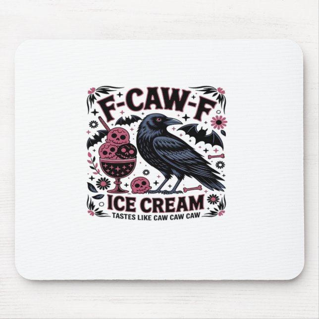 F Caw F Funny Trendy Mousepad (Vorne)