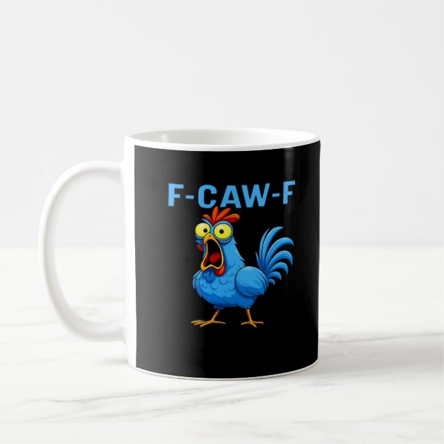 F-Caw-F Graphic Gear Creative Design Kaffeetasse (Links)
