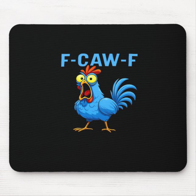 F-Caw-F Graphic Gear Creative Design Mousepad (Vorne)