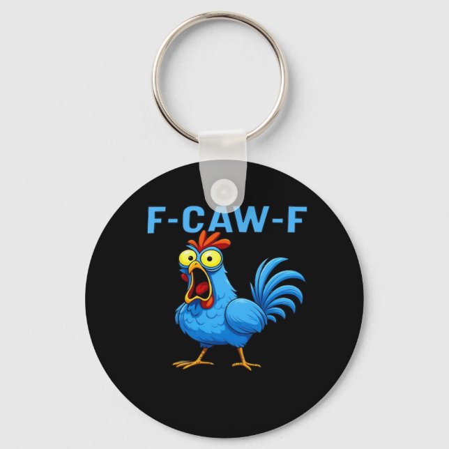 F-Caw-F Graphic Gear Creative Design Schlüsselanhänger (Vorderseite)
