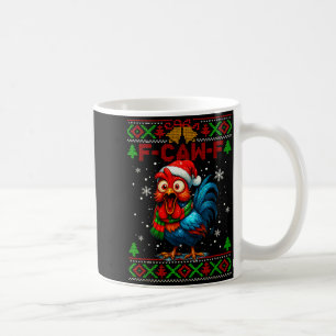 F Caw F Hahn Lustiger Vogel Fcawf Hühnerflüsterer Kaffeetasse