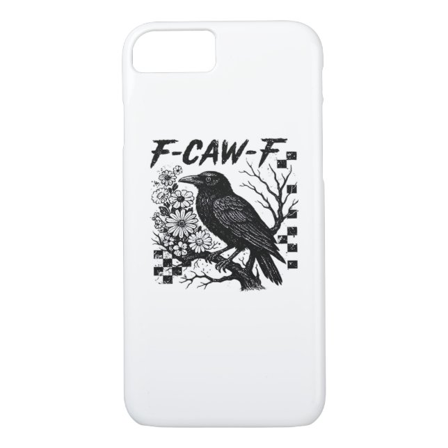 F-Caw-F Halloween Bird Case-Mate iPhone Hülle (Rückseite)