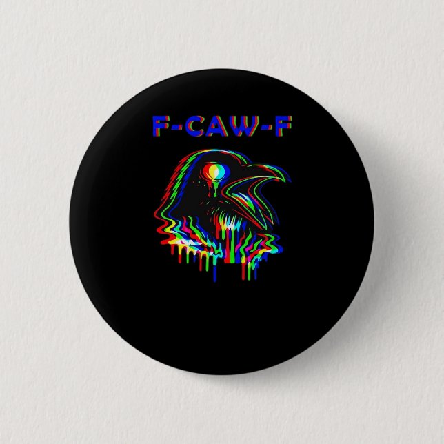 F-Caw-F Halloween-Musikparty Essentials Button (Vorderseite)