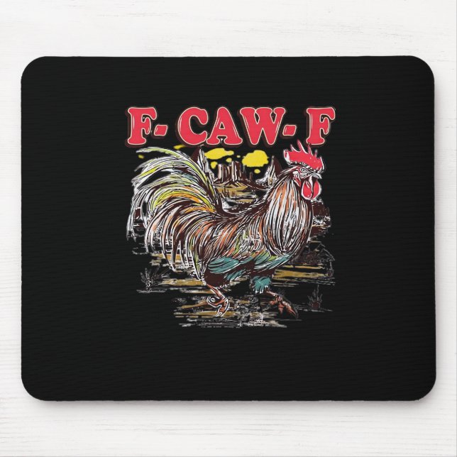 F-Caw-F Hei Hei Moana Rooster Classic Funny Graphi Mousepad (Vorne)