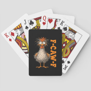 F-Caw-F-Huhn Eifrig Bunt Lustig Hahn Mich Spielkarten