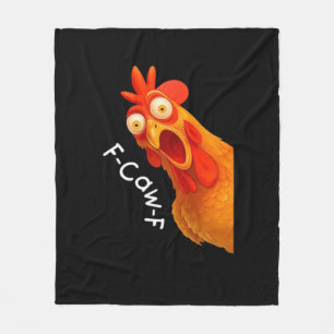 F-Caw-F Huhn Essential Classic Retro Fleecedecke