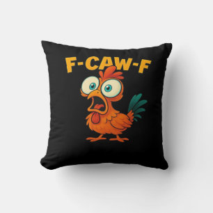 F-Caw-F Huhn Essential Lustig Trendig Kissen