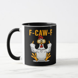 F-Caw-F Huhn Klassisch Lustig Trendig Tasse