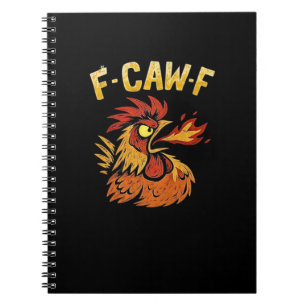 F-Caw-F-Huhn Klassisch Minimal Sauber Notizblock