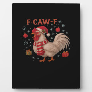 F-Caw-F Huhn klassisch trendy lässig Fotoplatte