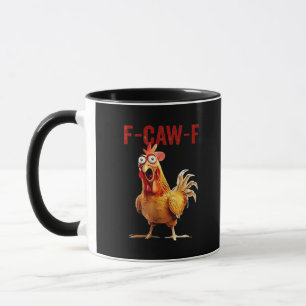 F-Caw-F Huhn Klassische Vintage-Kunst Tasse