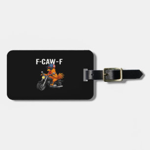 F-Caw-F Huhn Klassisches Ästhetik-Grafik Gepäckanhänger