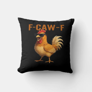 F-Caw-F Huhn Klassisches Ästhetisches Design Kissen
