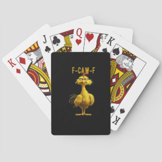 F-Caw-F Huhn Wesentlich Kühl Einzigartig Spielkarten