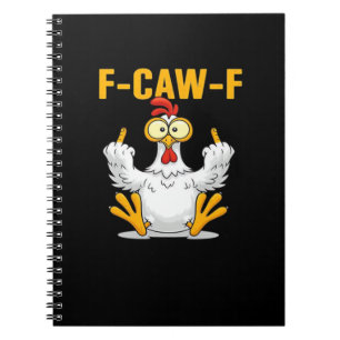 F-Caw-F-Huhn Wesentlich Lustig Trendig Notizblock