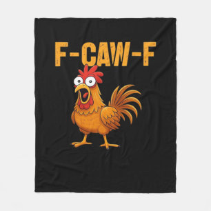F-Caw-F-Huhn Wesentliches Einfaches Design Fleecedecke