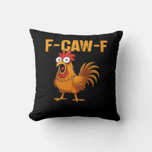 F-Caw-F-Huhn Wesentliches Einfaches Design Kissen