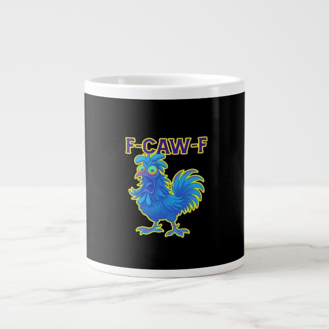 F-Caw-F Hühnchen Klassisch Kreative Freizeitkleidu Jumbo-Tasse (Vorderseite)