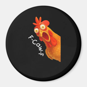 F-Caw-F Hühner Essential Minimal Clean Magnet