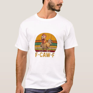 F-Caw-F Hühner Humor Essential Minimal Sauber T-Shirt