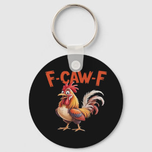 F-Caw-F Hühner-Klassiker im kreativen Stil Schlüsselanhänger