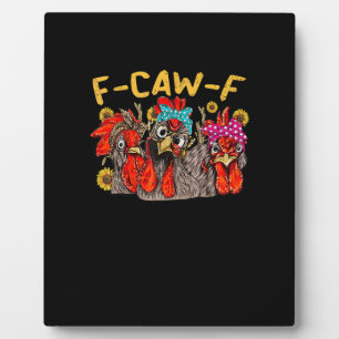 F-Caw-F Hühner-T-Shirt Männer Frauen Lustiges F-Ca Fotoplatte
