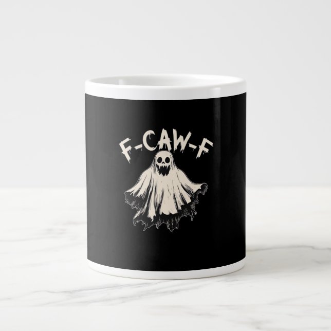 F-Caw-F Humor Retro Classic Jumbo-Tasse (Vorderseite)