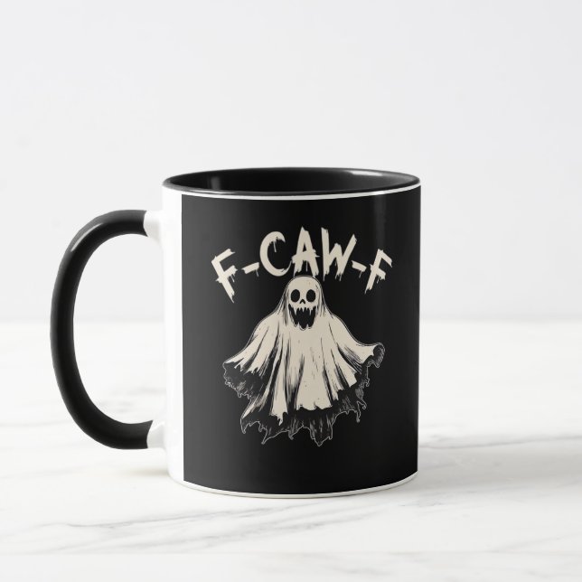 F-Caw-F Humor Retro Classic Tasse (Links)