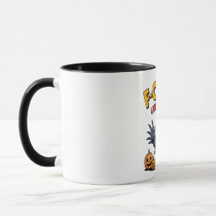 F-Caw-F I Gemein Boo Funny Spooky Halloween Skull Tasse