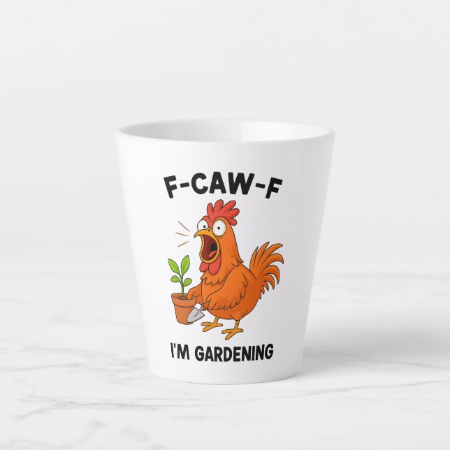 F-CAW-F Ich bin Gartnermug – Lustiger Gärtner  Ind Milchtasse (Vorderseite)