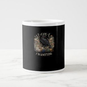 F-Caw-F Ich stricke kreative Freizeitkleidung Jumbo-Tasse