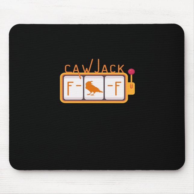F-Caw-F Jackpot Retro Graphic Mousepad (Vorne)