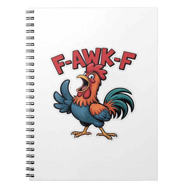 F-Caw-F Klassisch Cool Einzigartig Notizblock (Vorderseite)