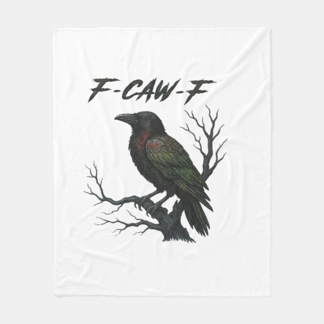 F-Caw-F Klassisch Cool Fleecedecke (Vorderseite)